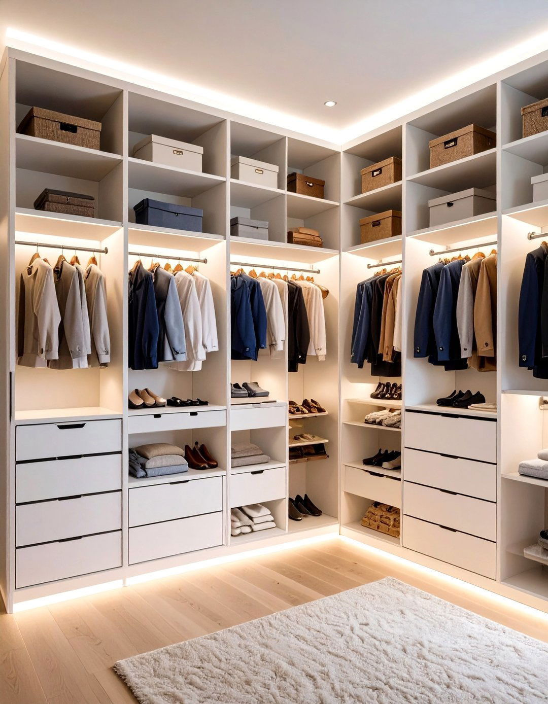Integrated Wardrobe Bedroom Lighting - 20 Bedroom Lighting Ideas