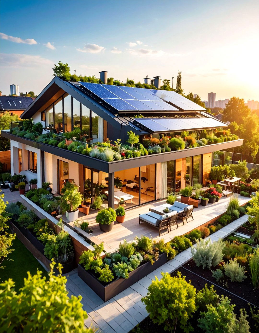 Intensive Green Roof Houses With Garden Spaces - 20 Houses With Green Roofs
