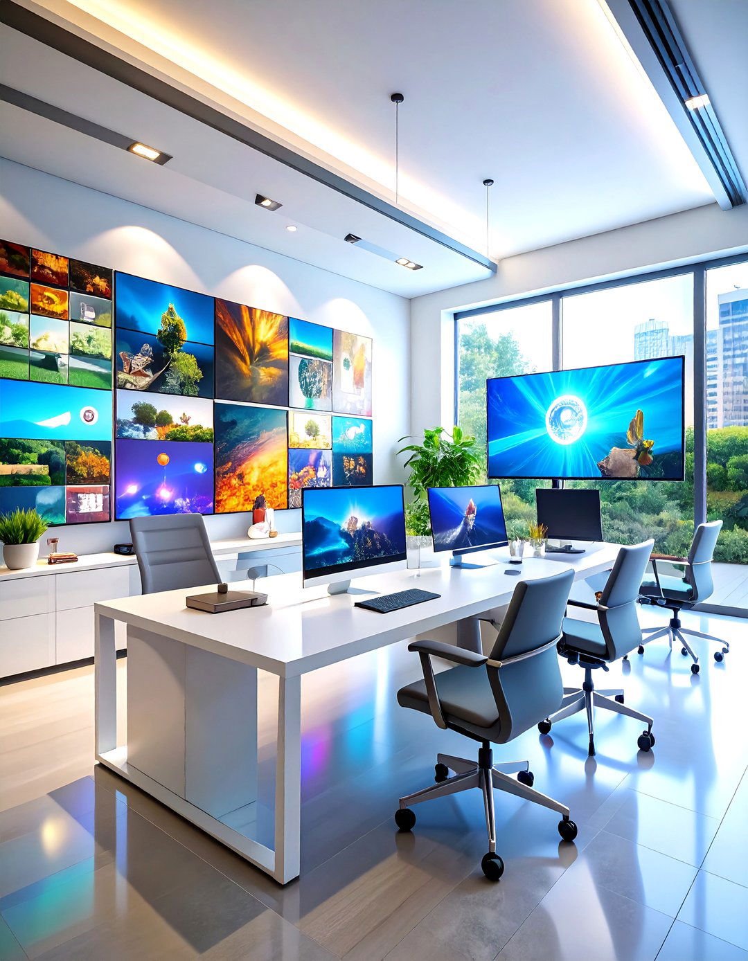 Interactive Digital Large Wall Art Display - 20 Large Wall Art Ideas