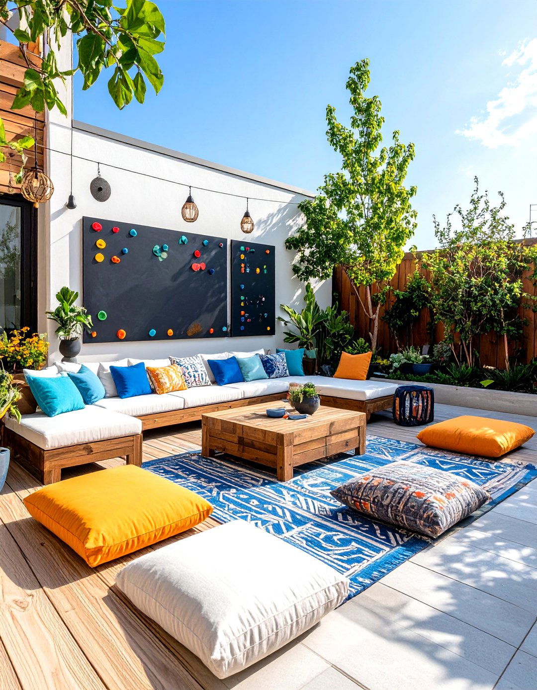 Interactive Patio Wall Features - 20 Patio Wall Ideas