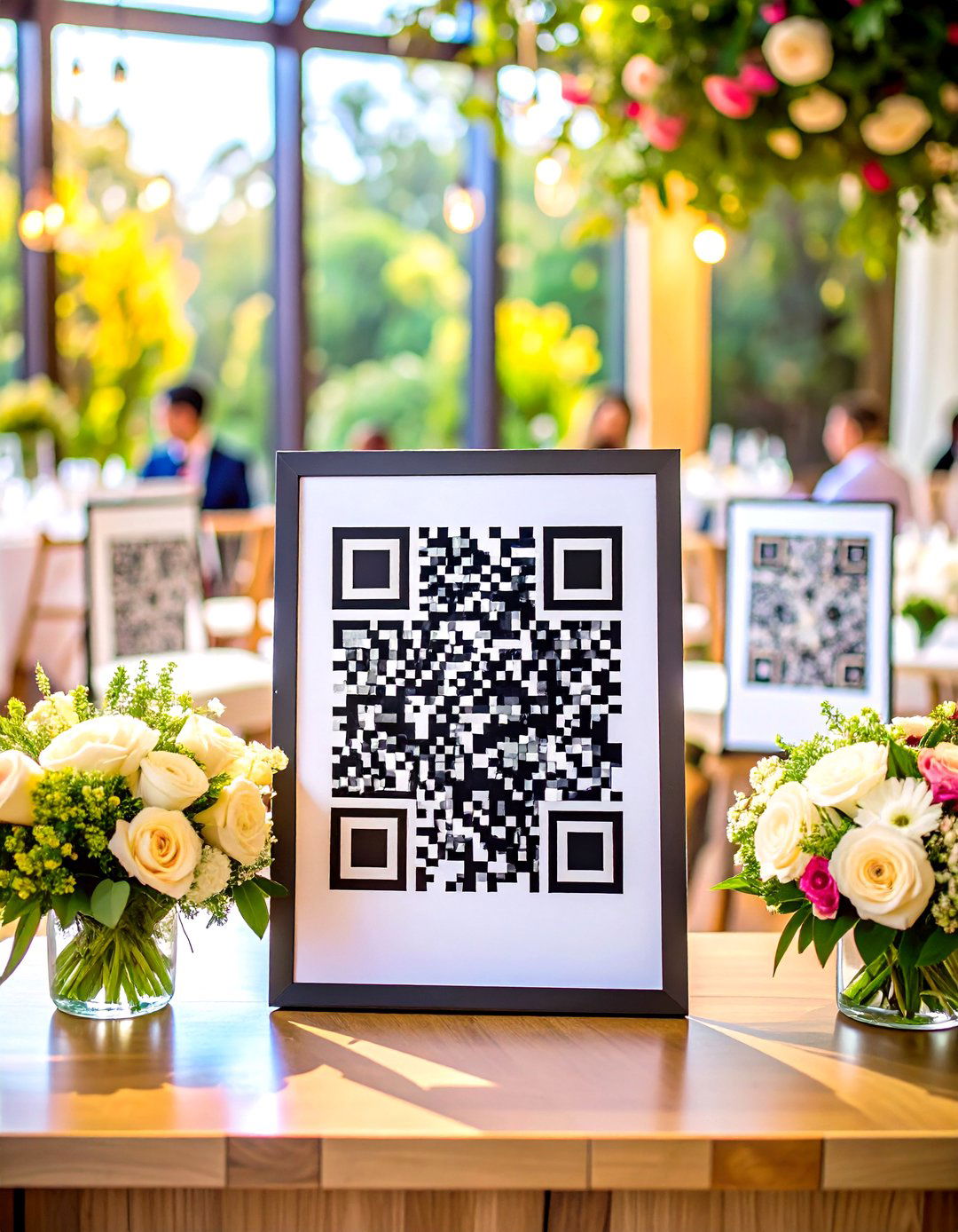 Interactive QR Code Wedding Sign Network - 20 Wedding Sign Ideas