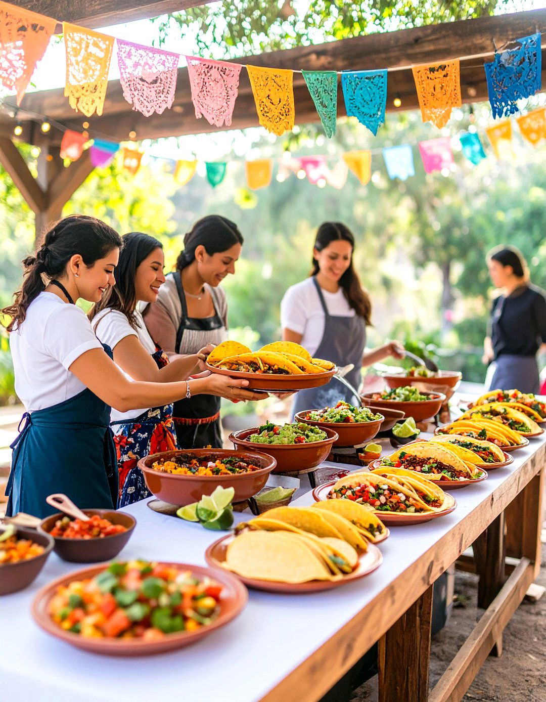 Interactive Wedding Buffet Taco Station - 20 Wedding Buffet Ideas
