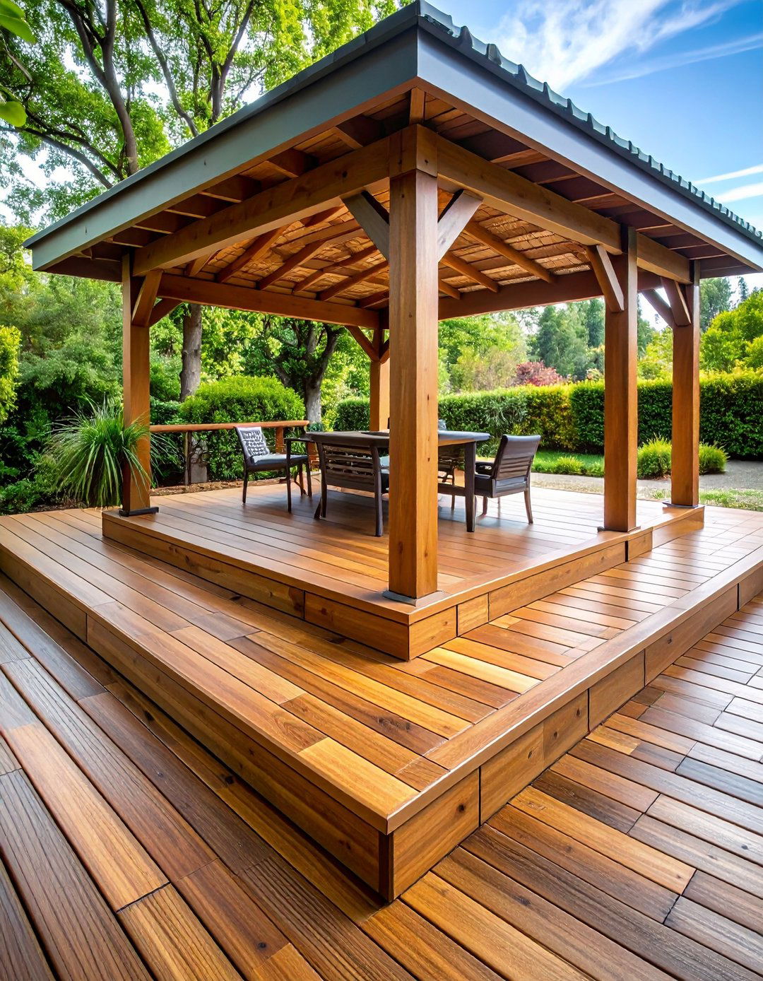 Interlocking Deck Tile Gazebo Floor - 20 Gazebo Floor Ideas