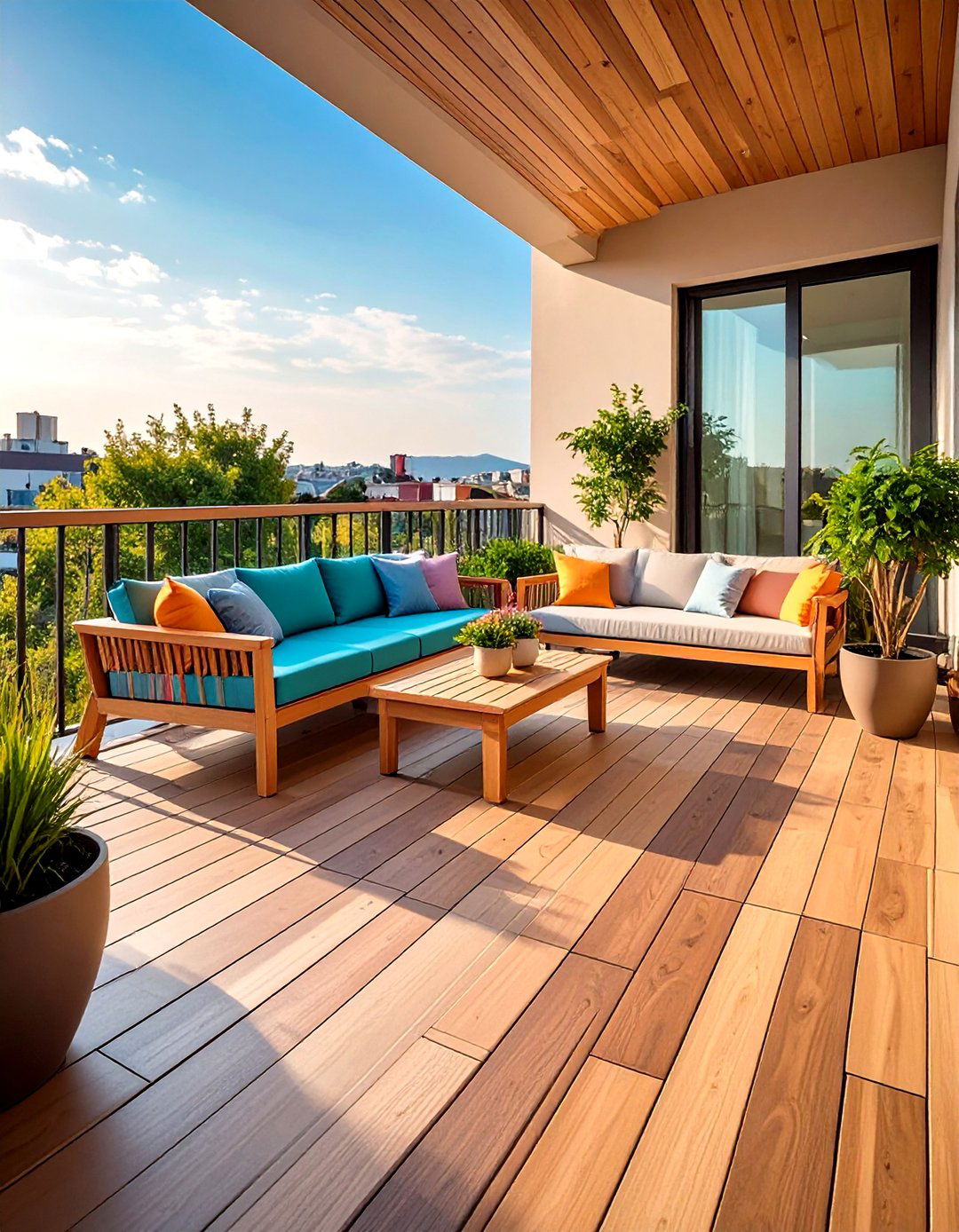 Interlocking Deck Tiles - 20 Second Story Balcony Ideas