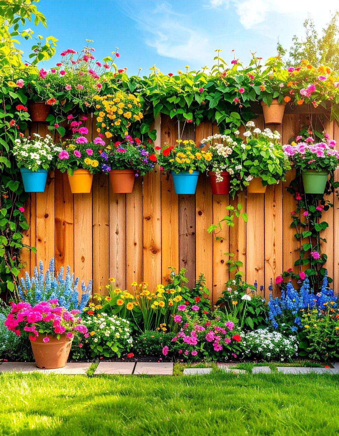 Interlocking Plastic Panels - 20 Temporary Fence Ideas