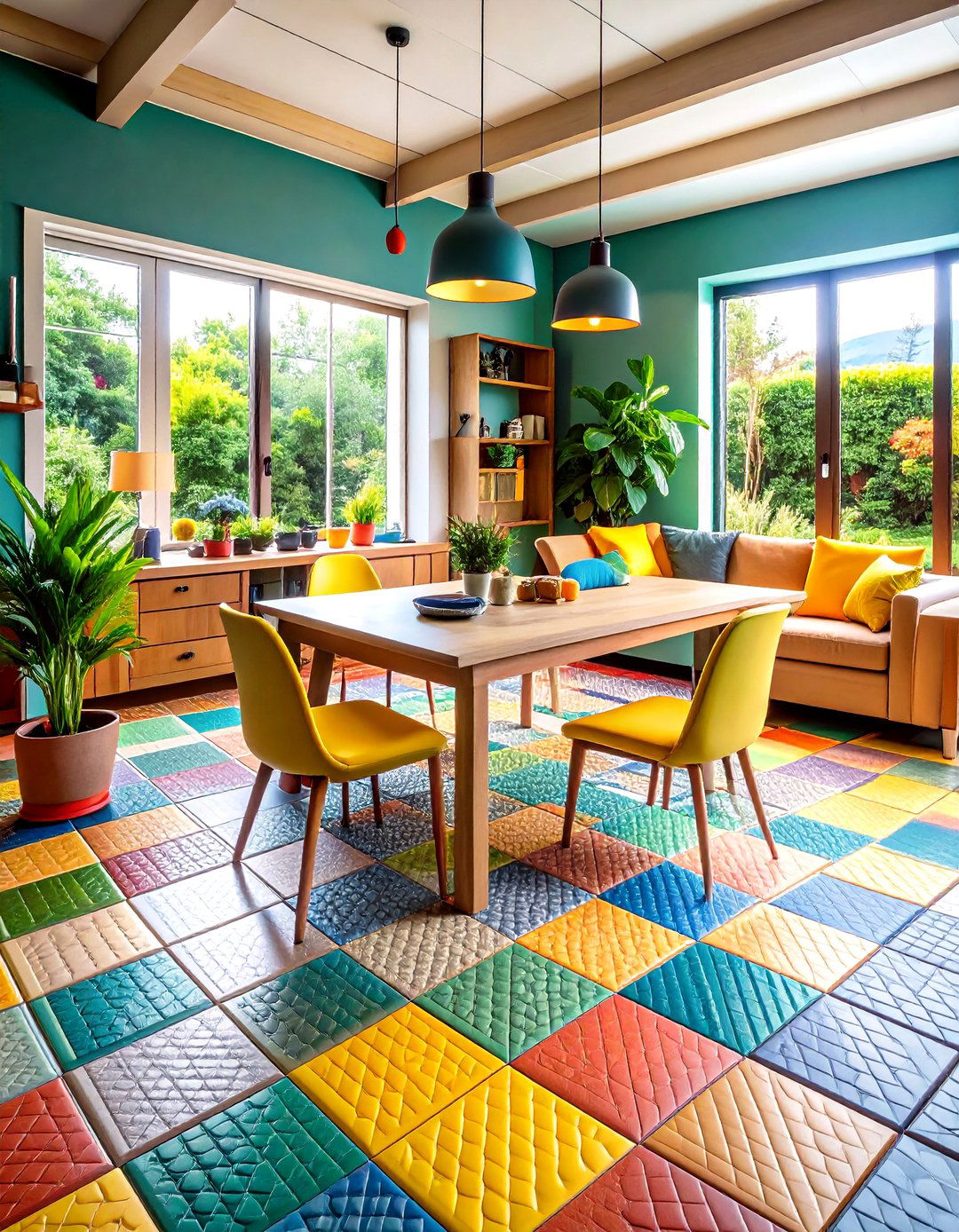 Interlocking Tile Man Cave Flooring - 20 Man Cave Flooring Ideas