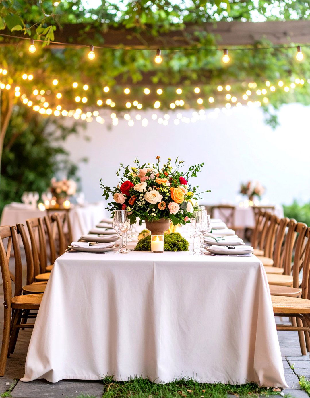 Intimate Garden Party Wedding Reception with Seasonal Blooms - 20 Wedding Reception Ideas