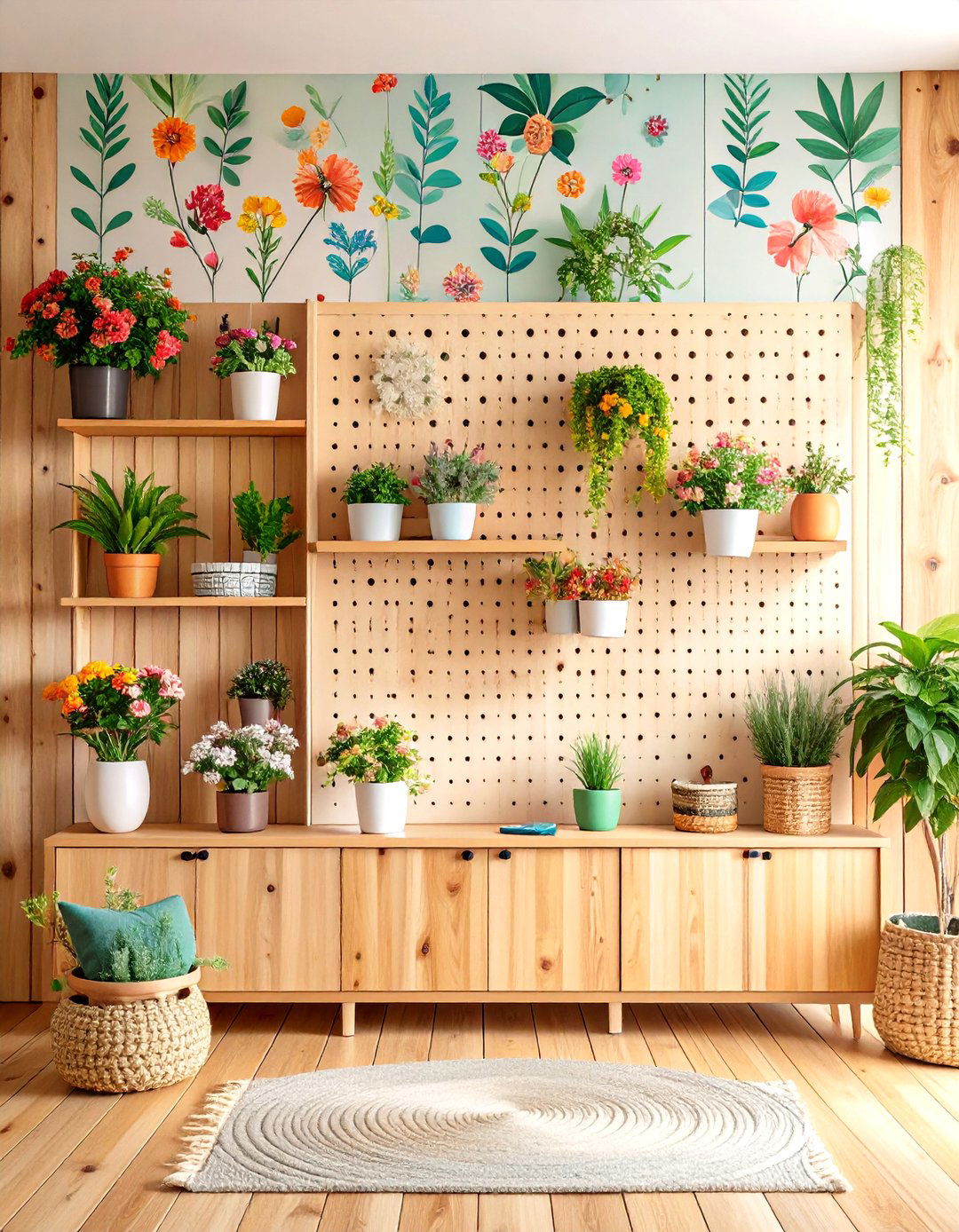 Introduce Accent Walls or Wallpaper - 20 Sunroom Office Ideas