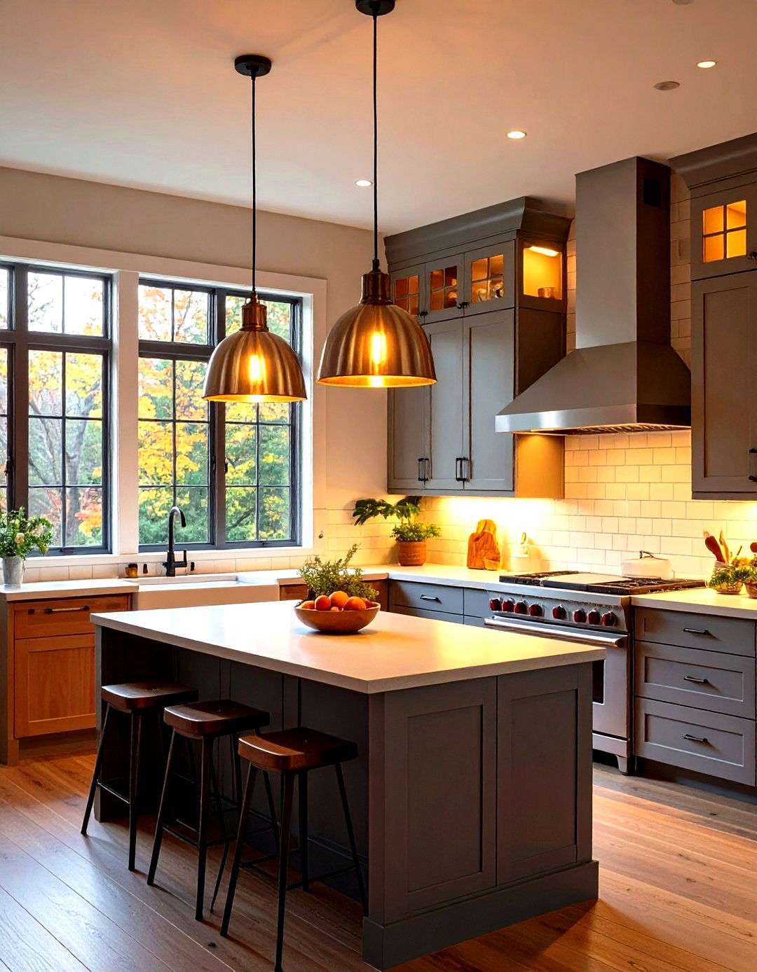 Introduce Budget Friendly Statement Lighting - 20 Small Kitchen Ideas on a Budget