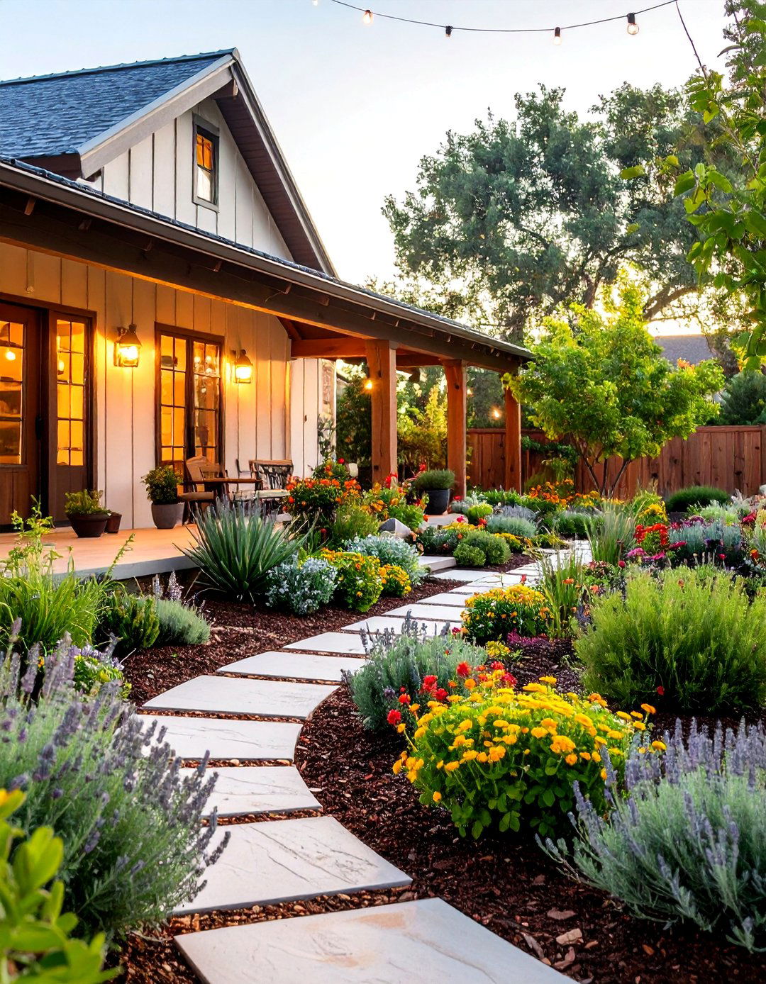 Introduce Native Drought Tolerant Plantings - 20 Curb Appeal Inspiration for Ranch Homes