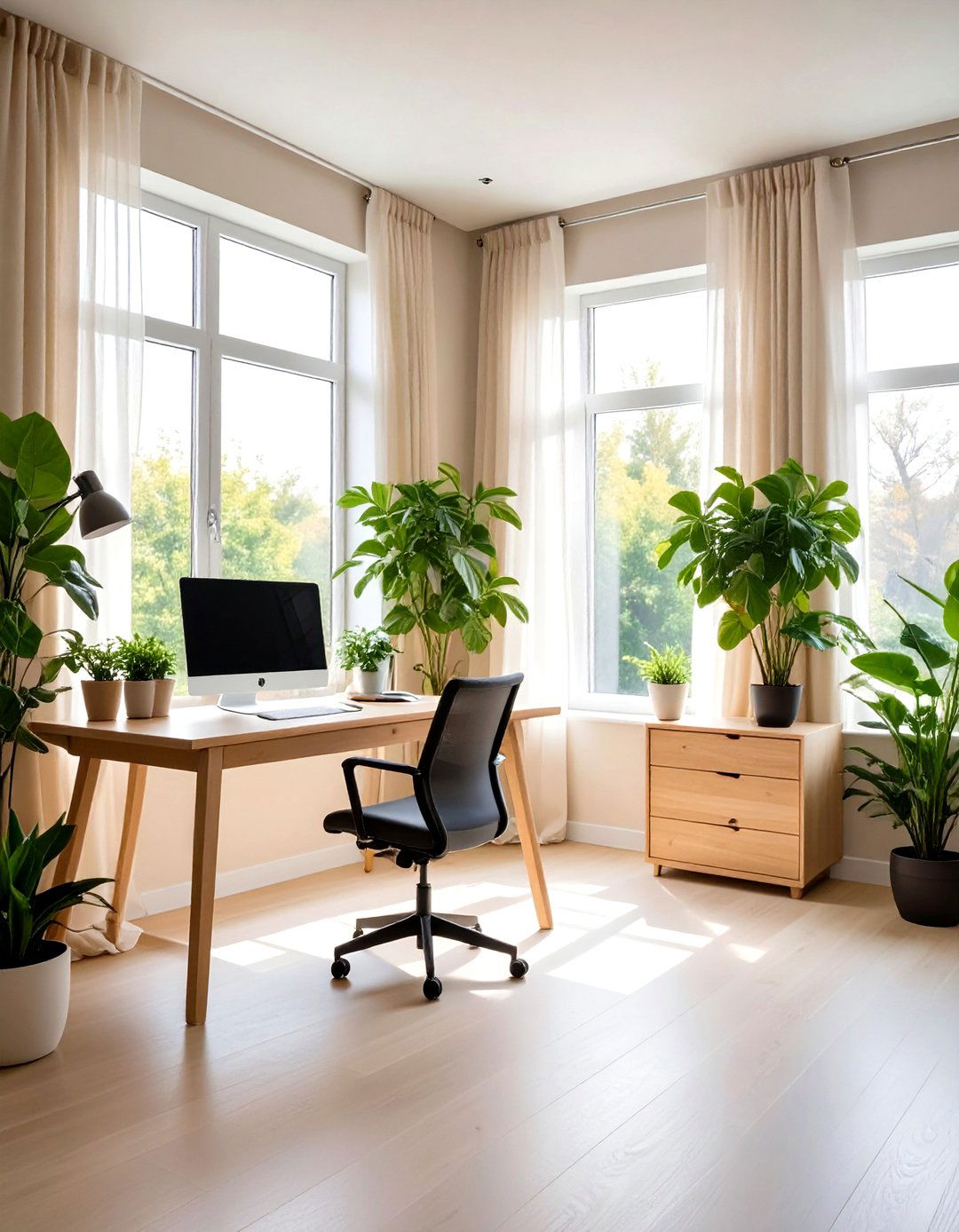 Invest in Energy Efficient LED Lighting - 20 Green Home Office Ideas