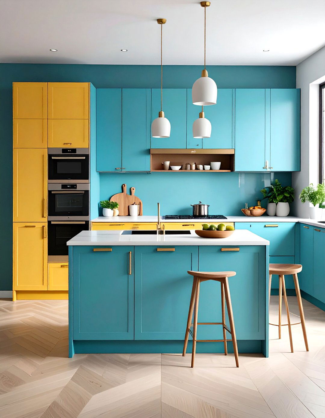 Invisible Hardware for Seamless Lines - 20 Grey and White Kitchen Ideas