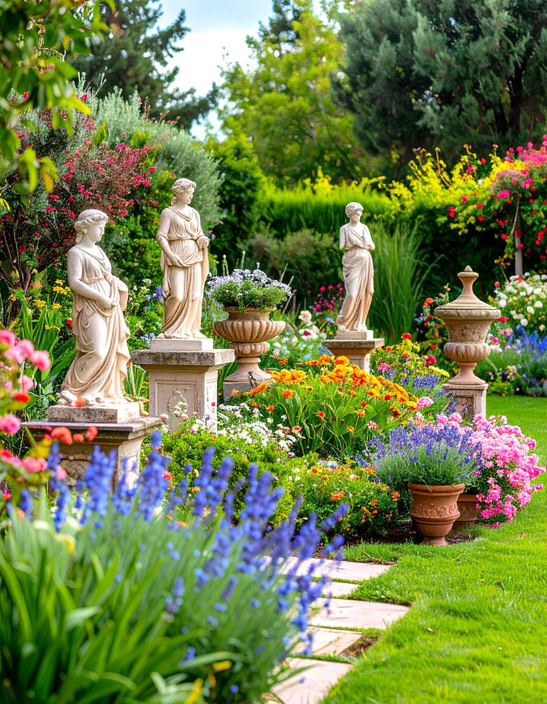 Italian Garden Classical Statuary Collections - 20 Italian Garden Design Ideas