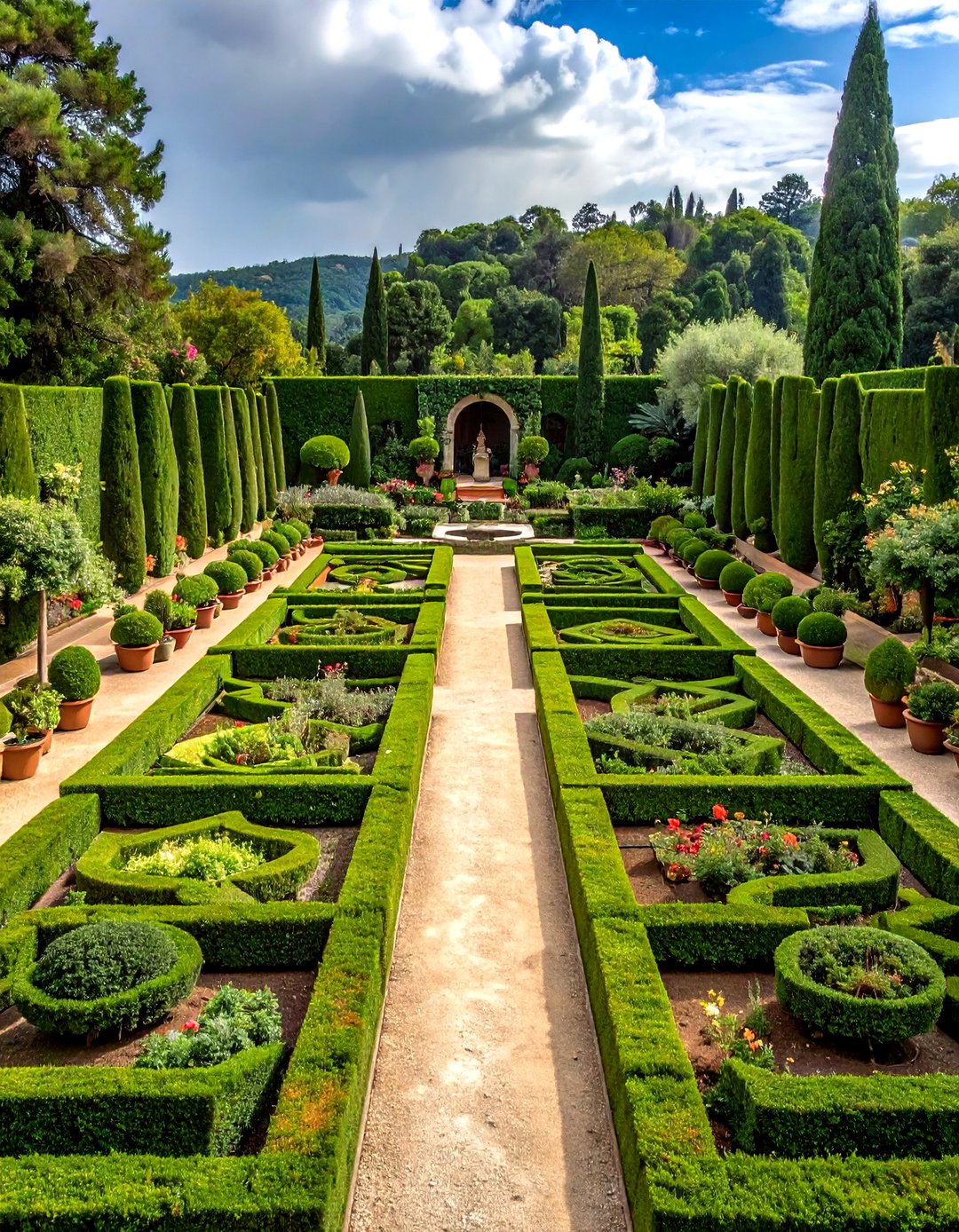 Italian Garden Symmetrical Design Layouts - 20 Italian Garden Design Ideas