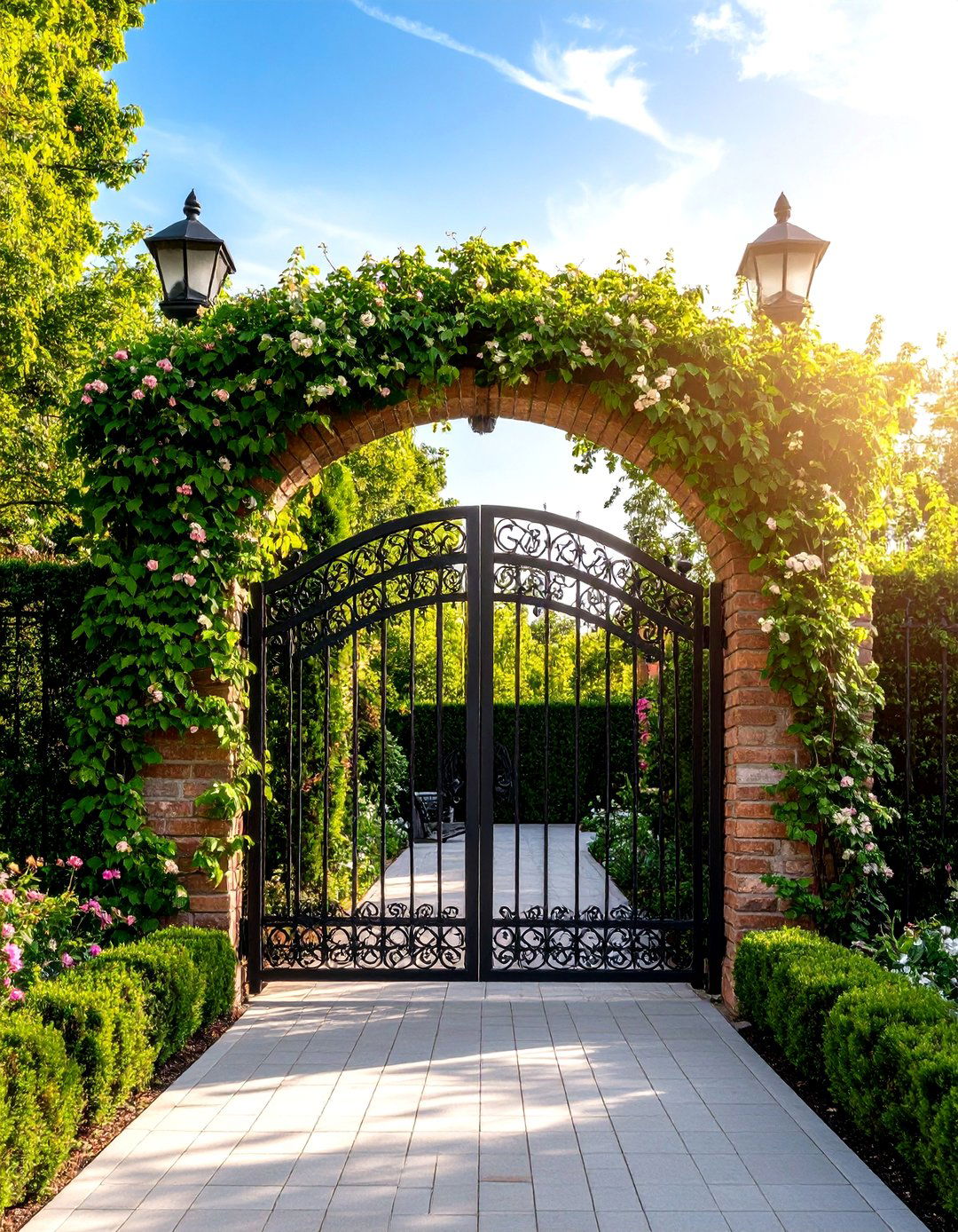 Italian Garden Wrought Iron Architectural Details - 20 Italian Garden Design Ideas