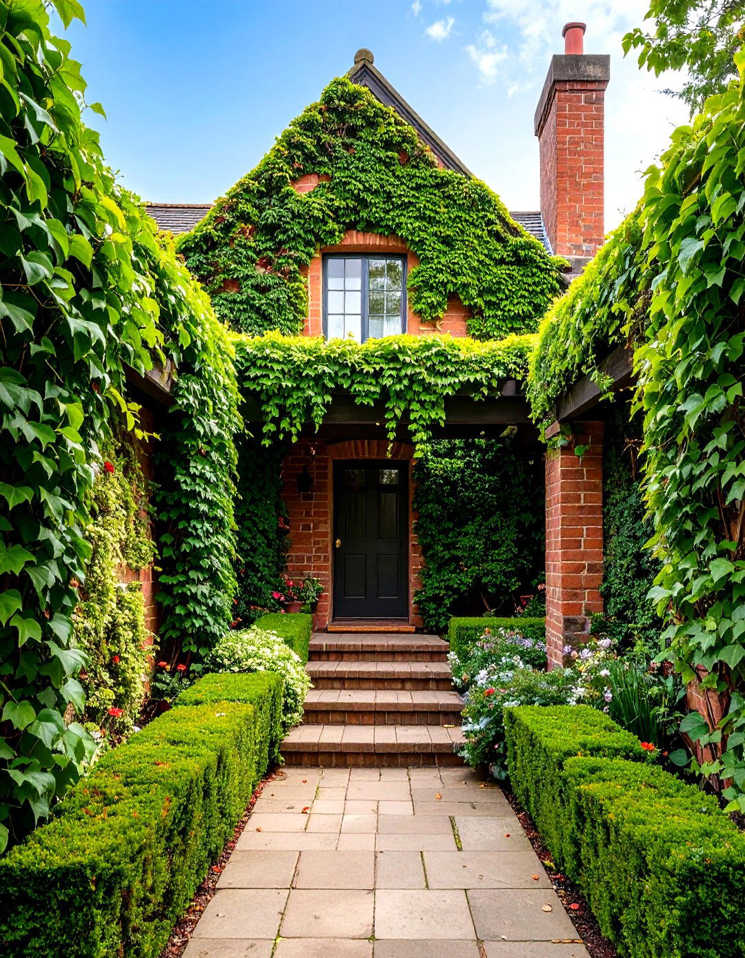 Ivy Covered Walls and Pergolas - 20 Victorian Front Garden Ideas