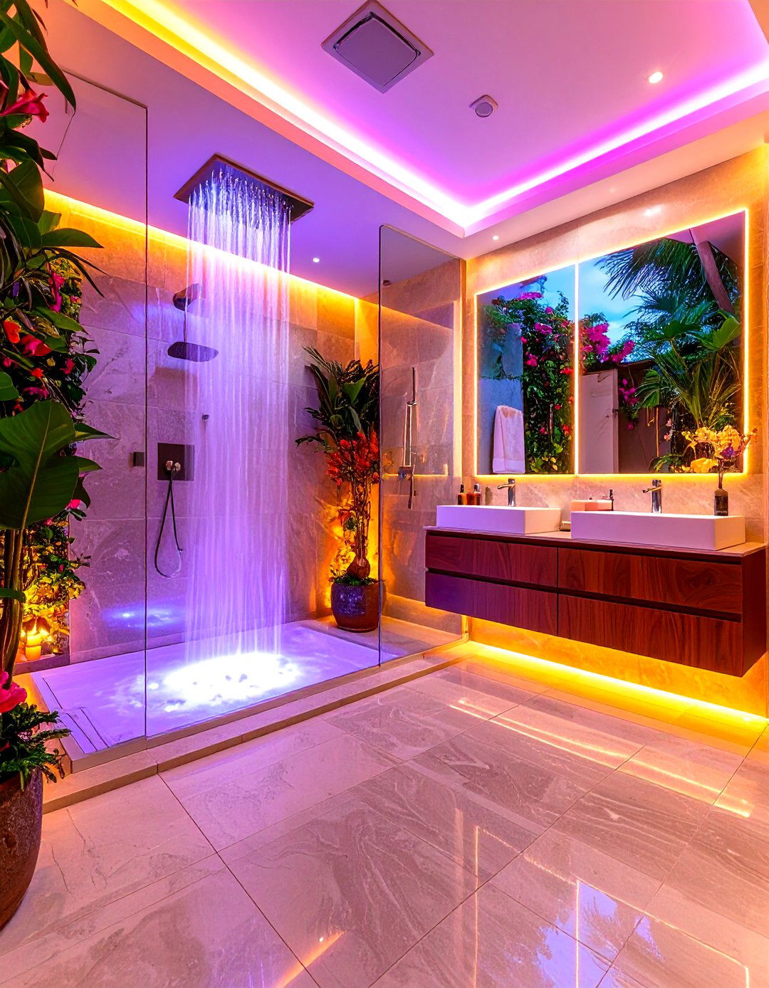 Jack and Jill Bathroom with Spa Inspired Wellness Features - 20 Jack and Jill Bathroom Ideas