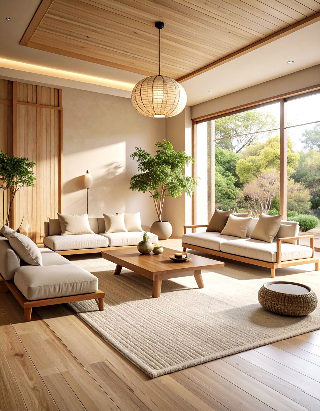 Japandi Living Room Neutral Color Palettes - 20 Japandi Living Room Ideas