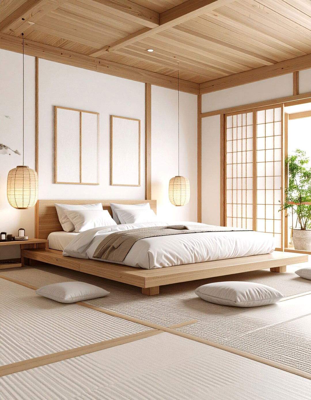 Japandi Zen Mens Bedroom - 20 Men's Bedroom Ideas