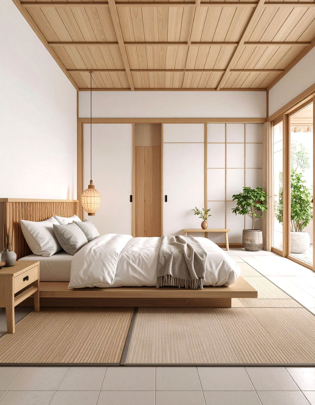 Japanese Bedroom Design with Modern Japandi Fusion Elements - 20 Japanese Bedroom Design Ideas