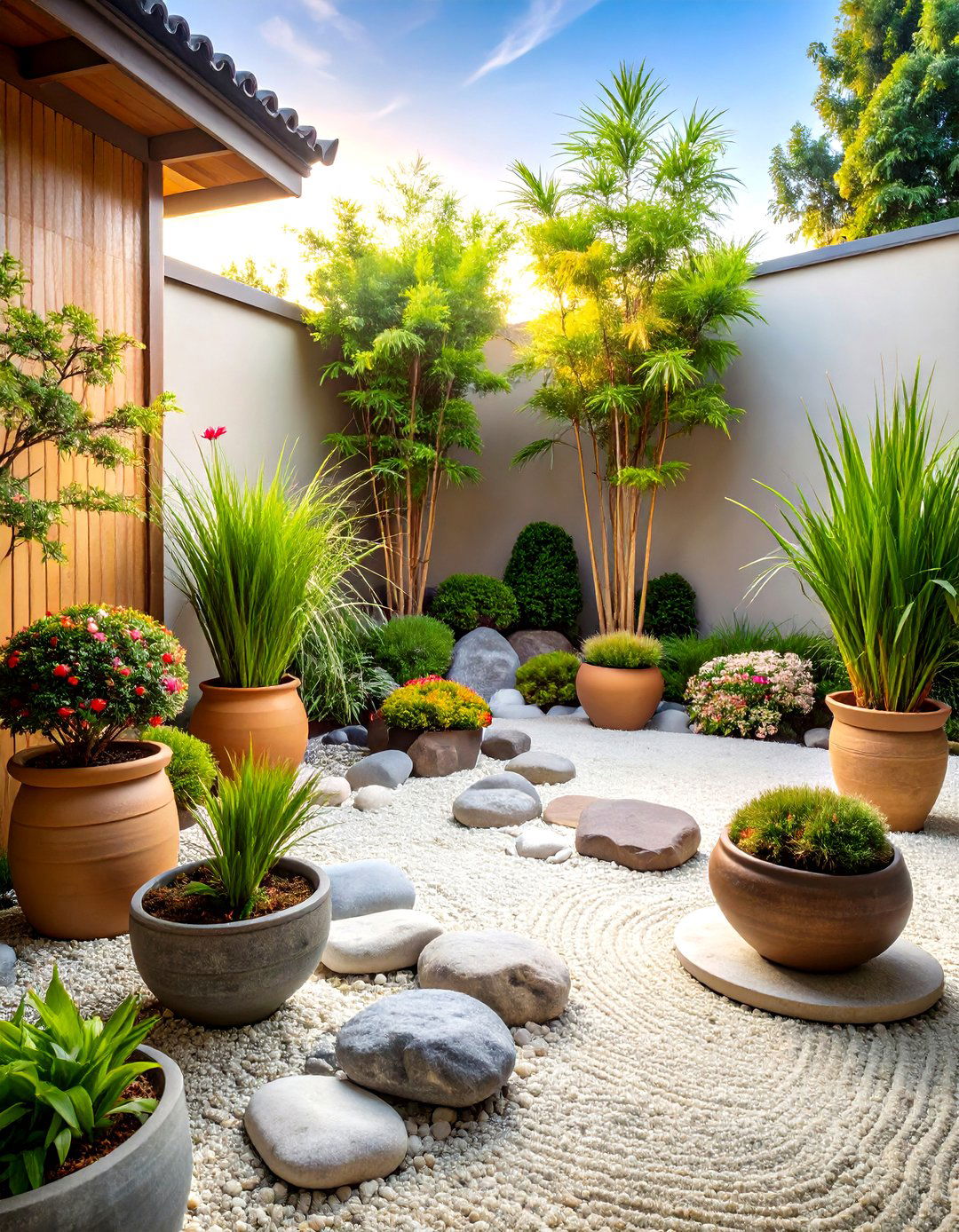 Japanese Inspired Corner Garden Ideas With Pots for Zen Aesthetics - 20 Corner Garden Ideas With Pots