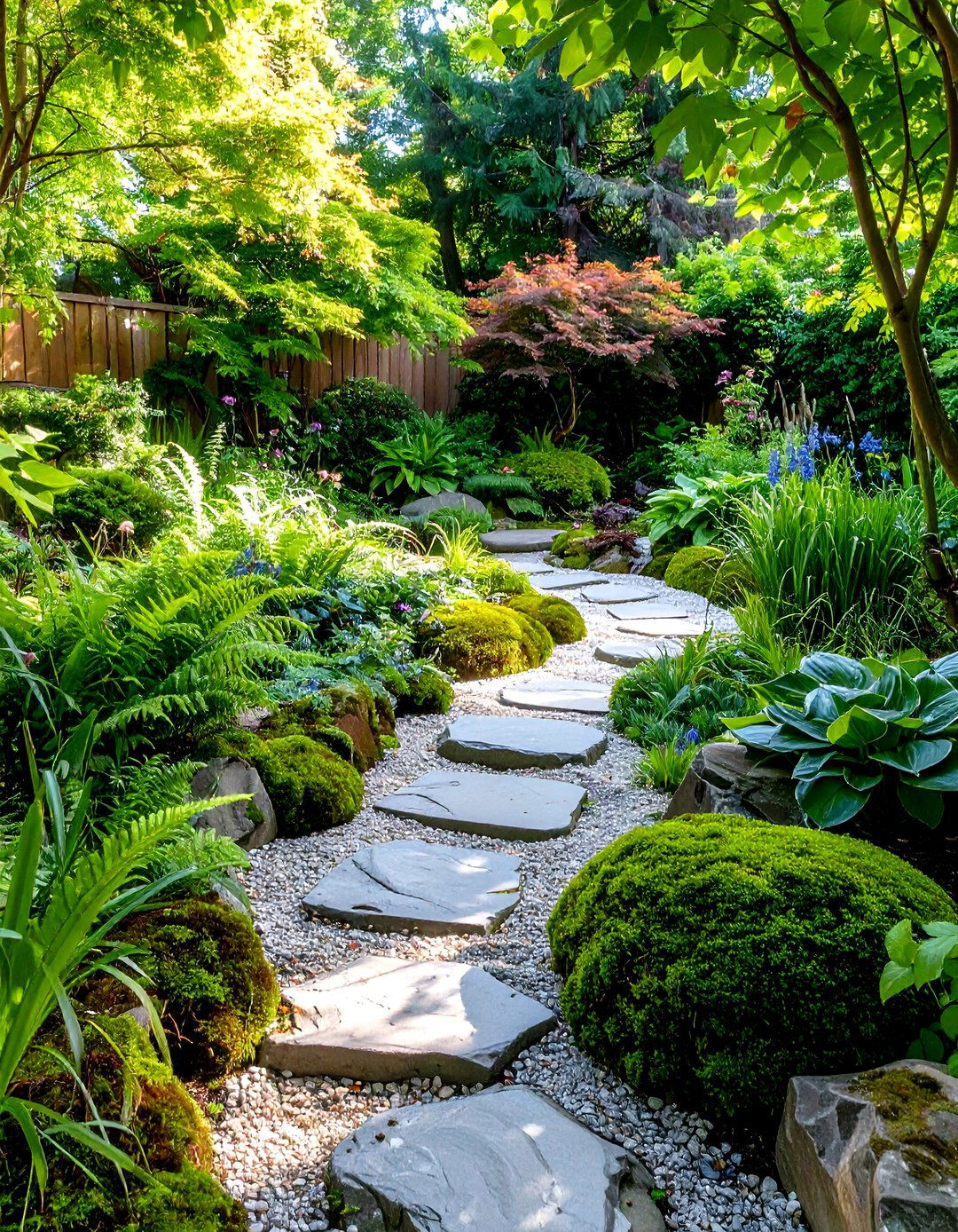 Japanese Inspired Shade Sanctuary - 20 Shade Garden Design Ideas