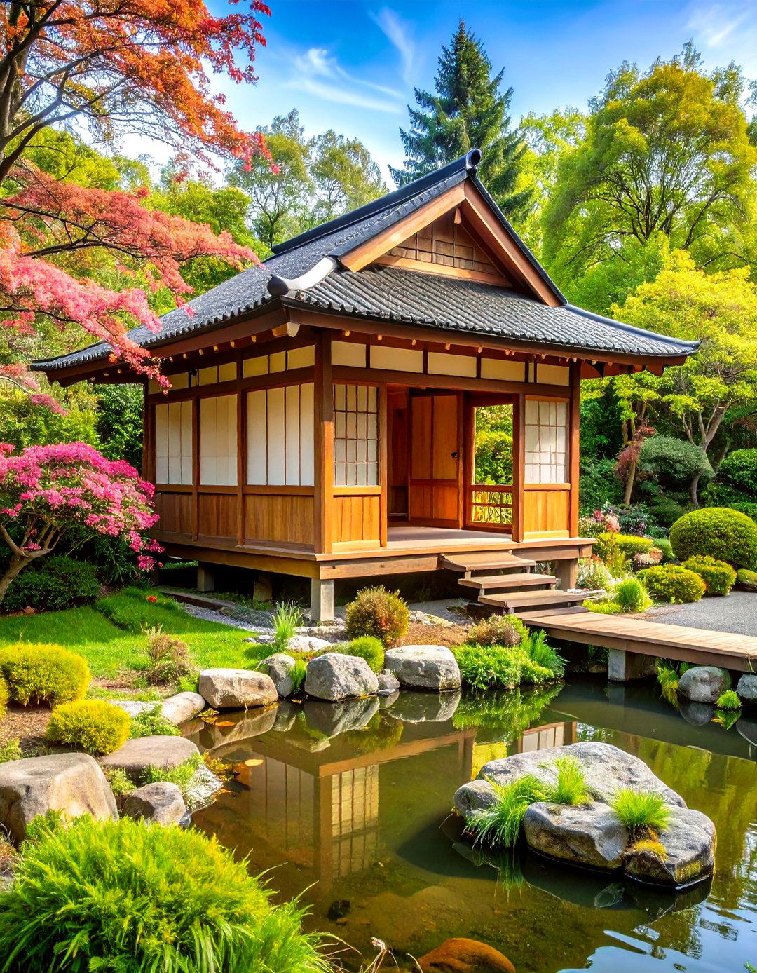Japanese Inspired Zen Outhouse Design - 20 Outhouse Design Ideas