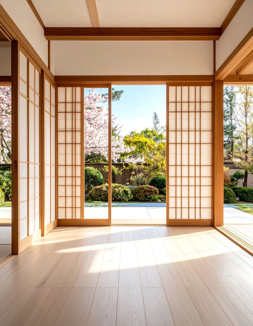Japanese Interior Design Featuring Elegant Shoji Screen Room Dividers - 20 Japanese Interior Design Ideas