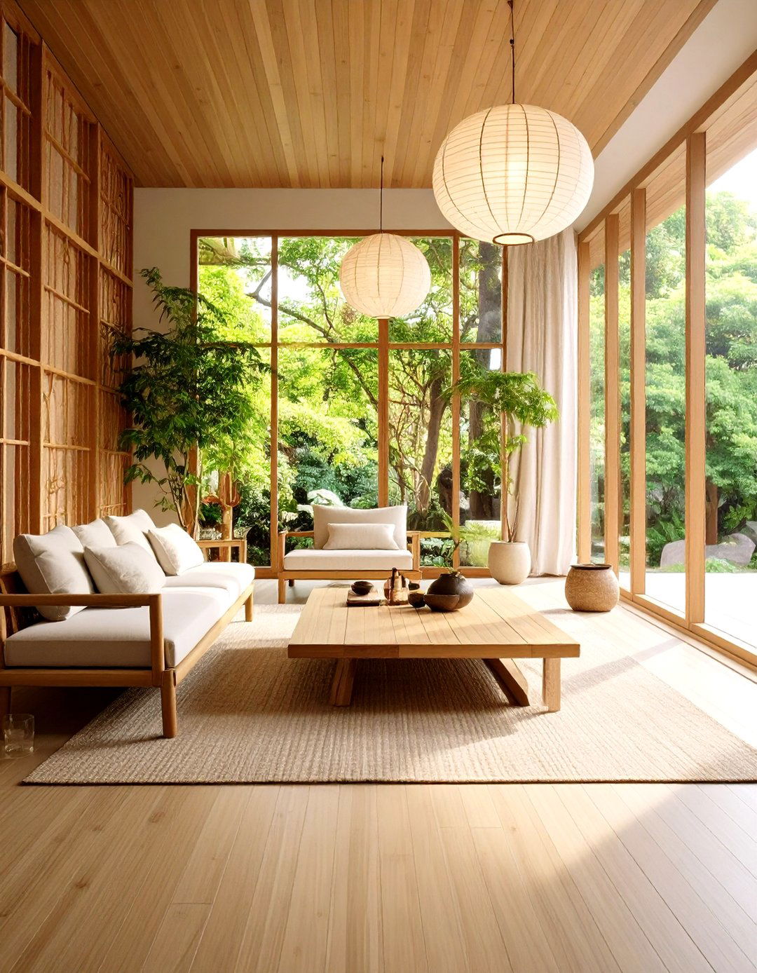 Japanese Interior Design Through Sustainable Bamboo Material Integration - 20 Japanese Interior Design Ideas