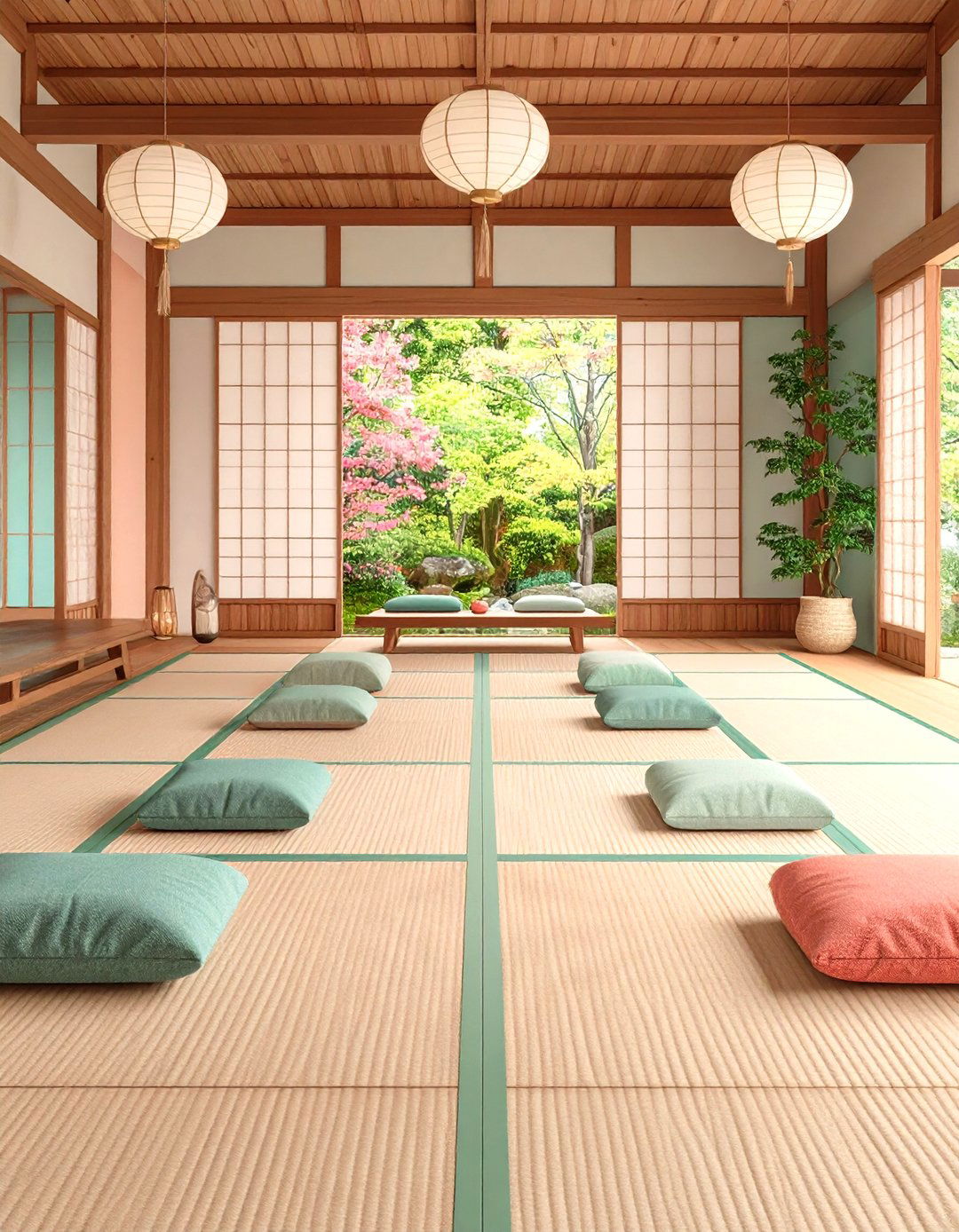 Japanese Interior Design Using Traditional Tatami Mat Flooring - 20 Japanese Interior Design Ideas