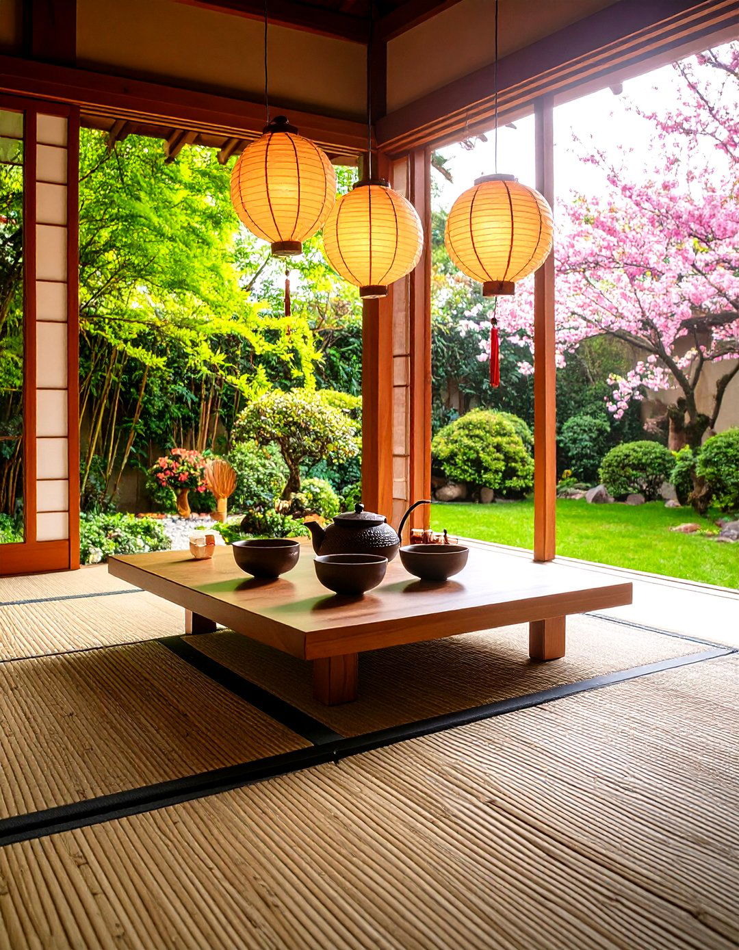 Japanese Interior Design with Meditative Tea Ceremony Corner Spaces - 20 Japanese Interior Design Ideas