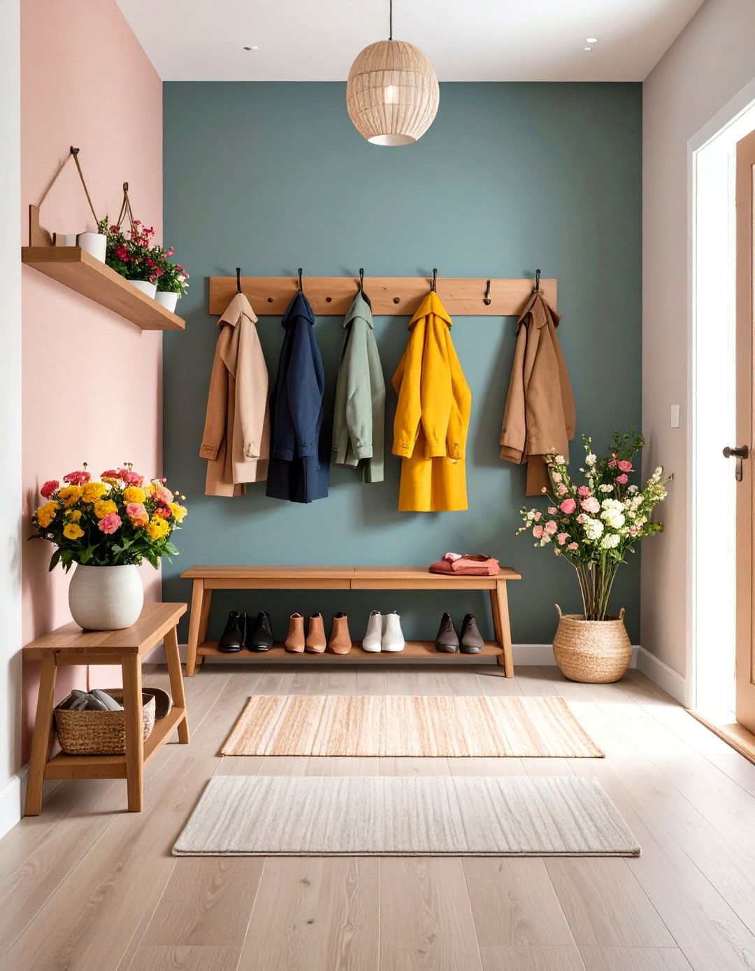 Japanese Interior Design with Serene Genkan Entrance Transition Spaces - 20 Japanese Interior Design Ideas