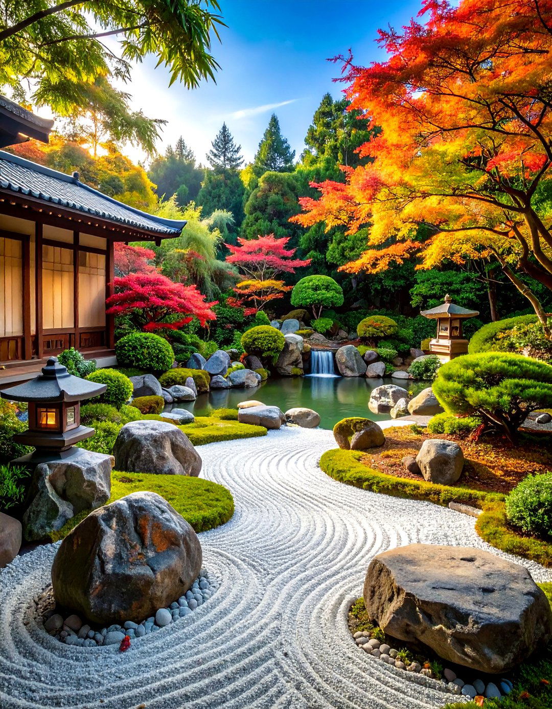 Japanese Zen Garden Pondless Waterfall - 20 Pondless Waterfall Ideas