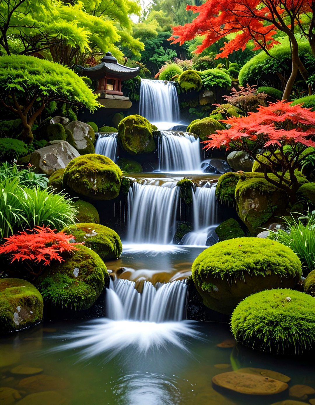 Japanese Zen Garden Pondless Waterfall - 20 Pondless Waterfall Design Ideas