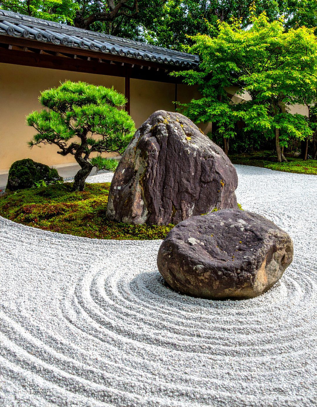 Japanese Zen Gravel Corner for Calm Reflection - 20 Gravel Garden Ideas
