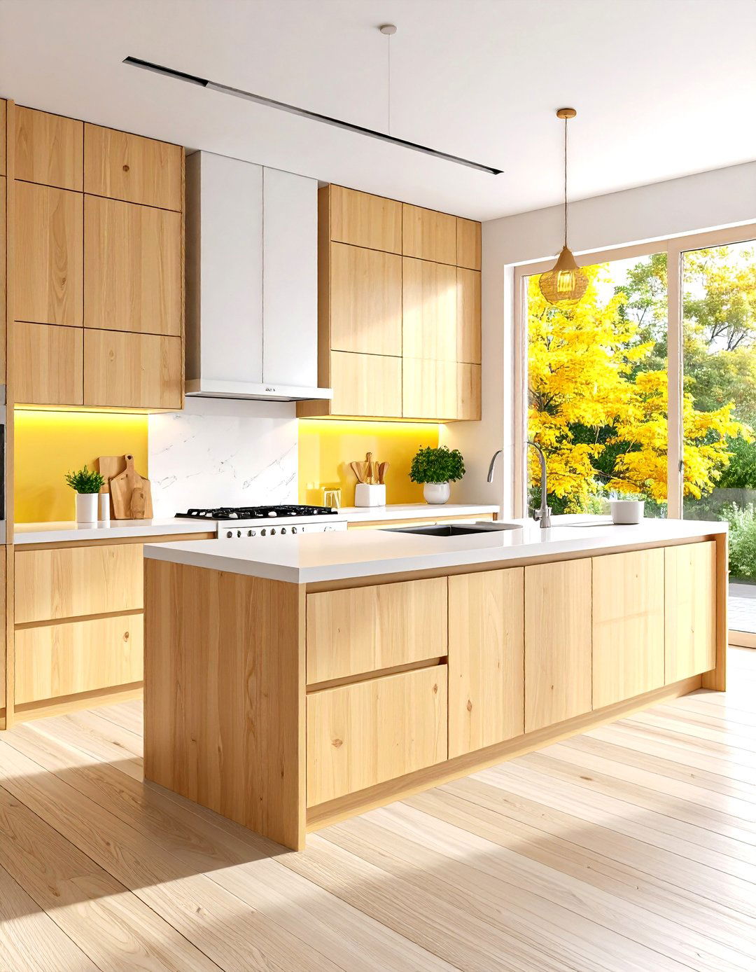 Japanese Zen Kitchen With White Appliances - 20 Kitchen With White Appliances Ideas
