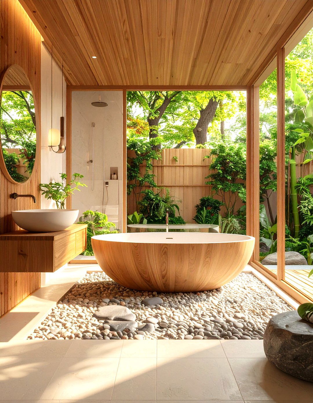 Japanese Zen Luxury Bathroom Minimalism - 20 luxury bathroom ideas