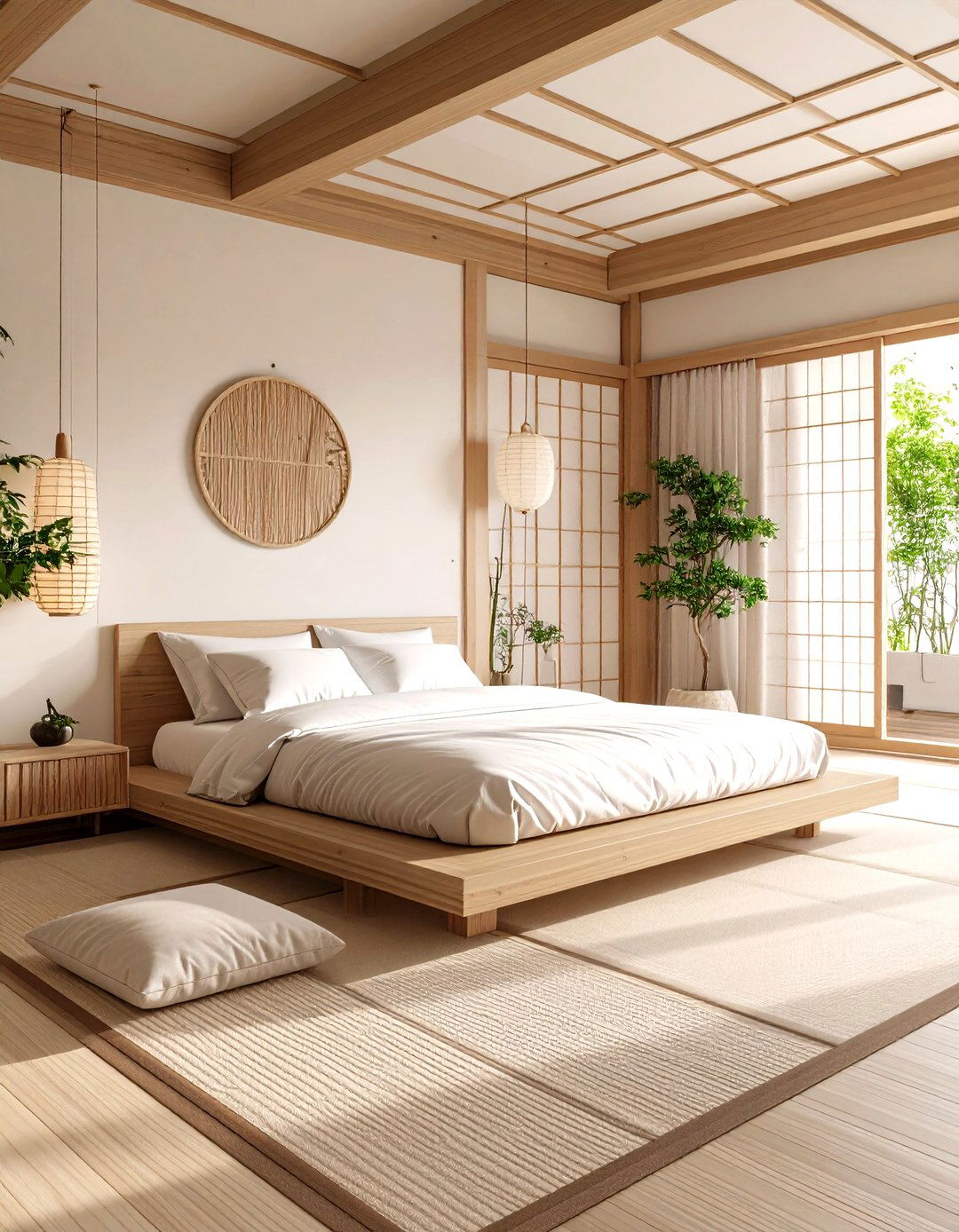 Japanese Zen Modern Bedroom Oasis - 20 Modern Bedroom Ideas