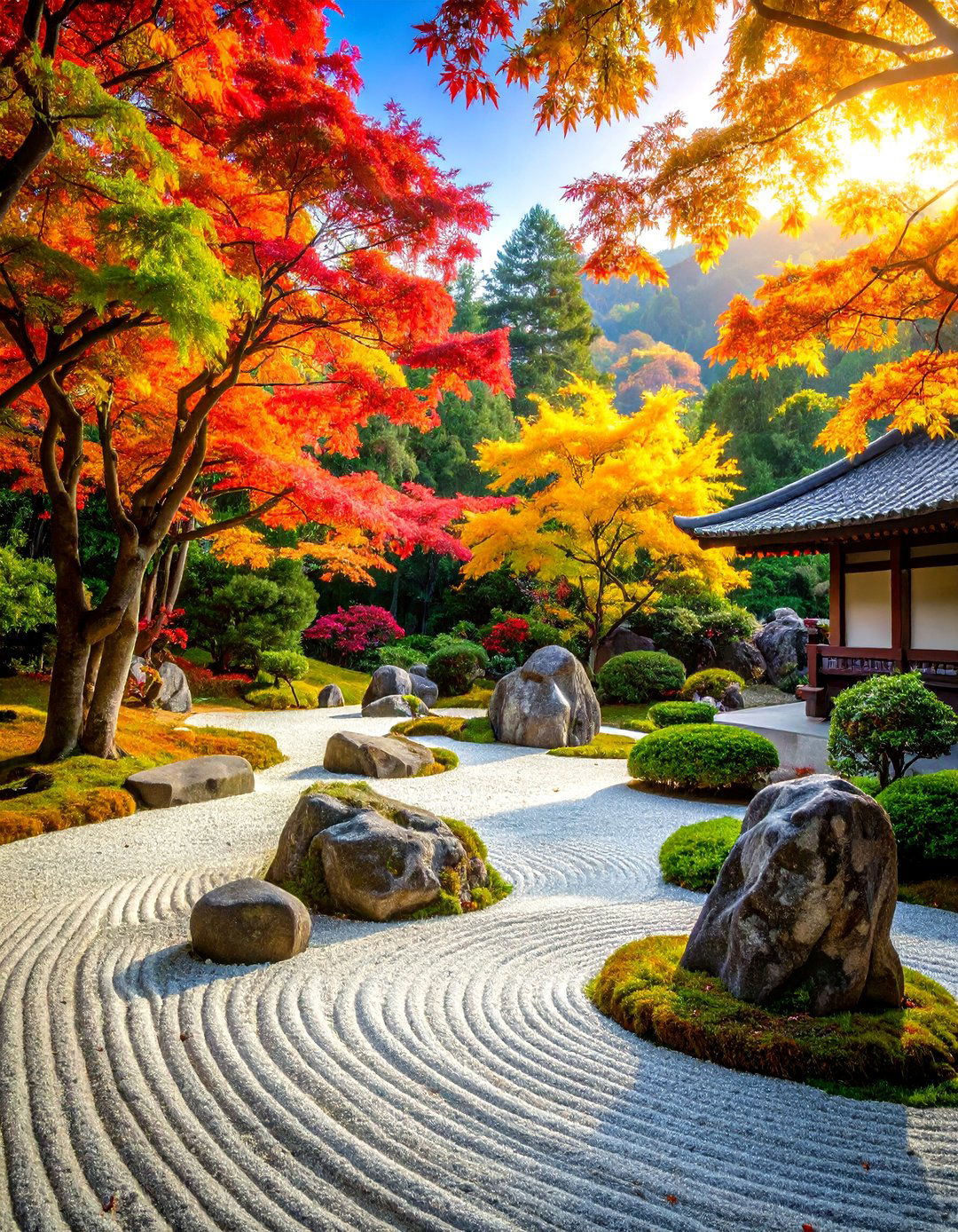 Japanese Zen Rock Landscaping Garden - 20 Rock Landscaping Ideas