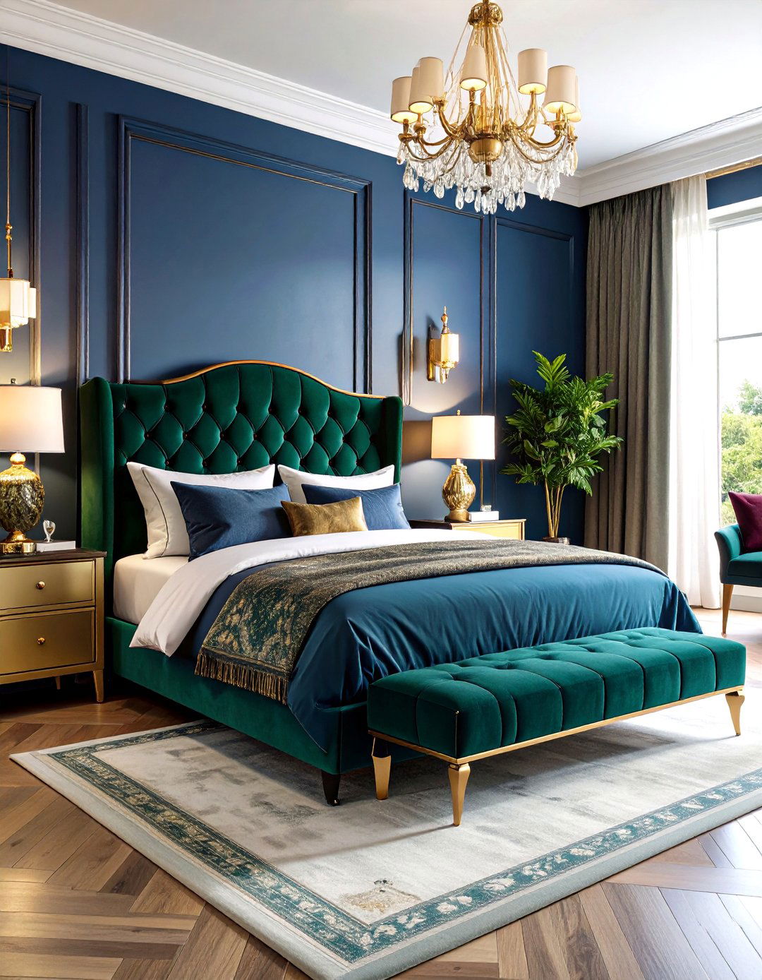 Jewel Tone Colorful Bedroom Ideas for Dramatic Elegance - 20 Colorful Room Ideas