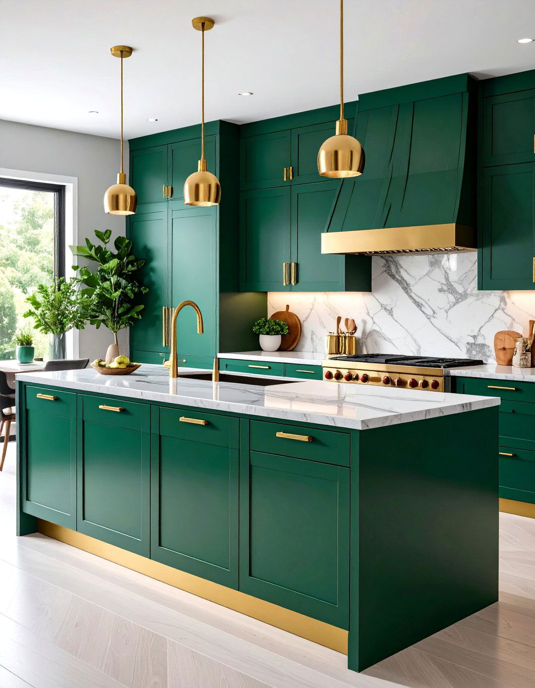 Jewel Toned Bold Kitchen Countertops - 20 Kitchen Countertop Ideas