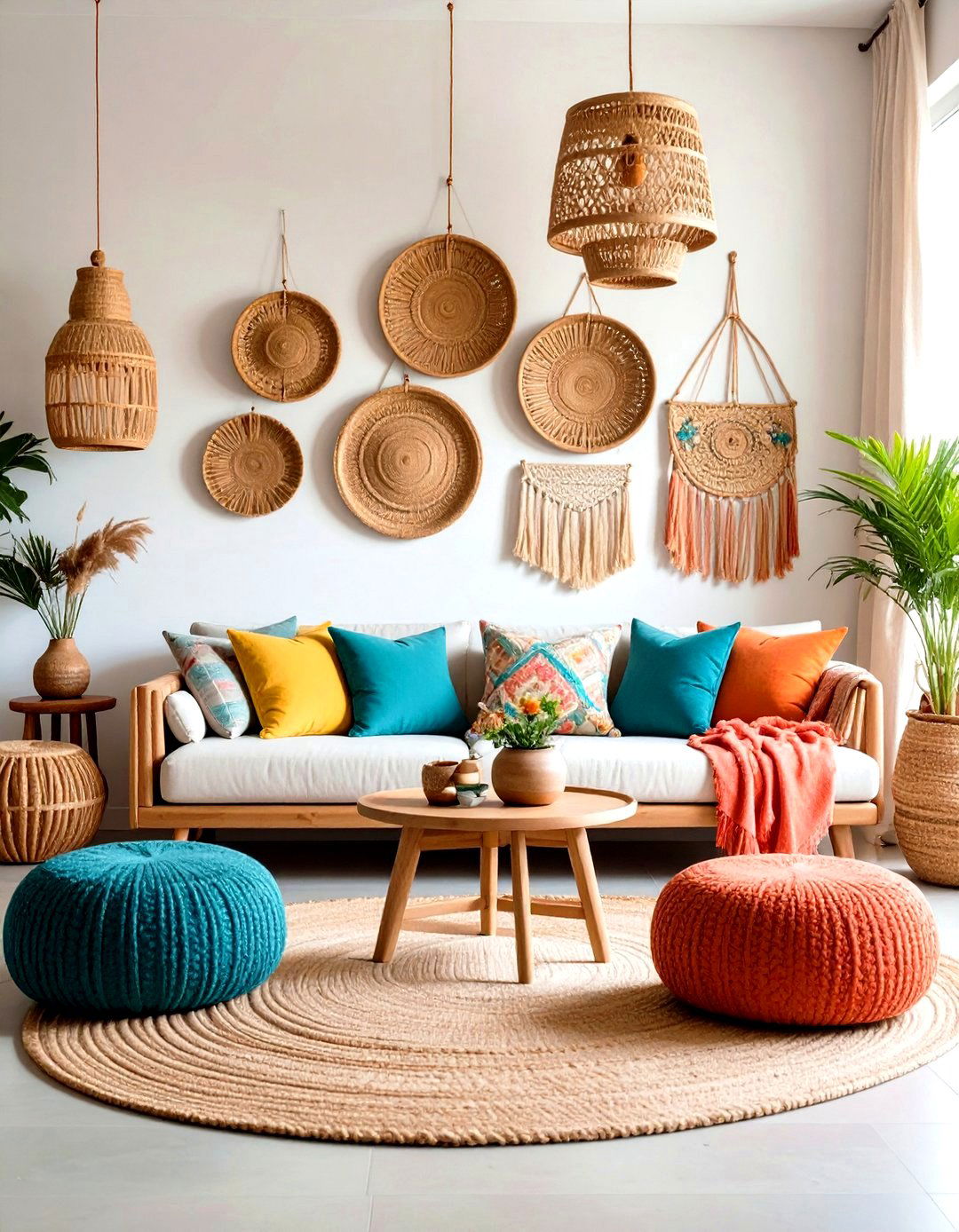 Jewel Toned Velvet Floor Seating Boho Decor - 20 Colorful Boho Decor Ideas