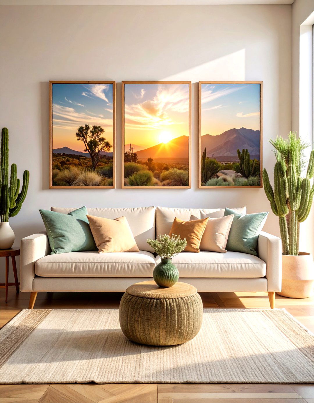Joshua Tree Sunset Art Gallery - 20 Desert Themed Room Ideas