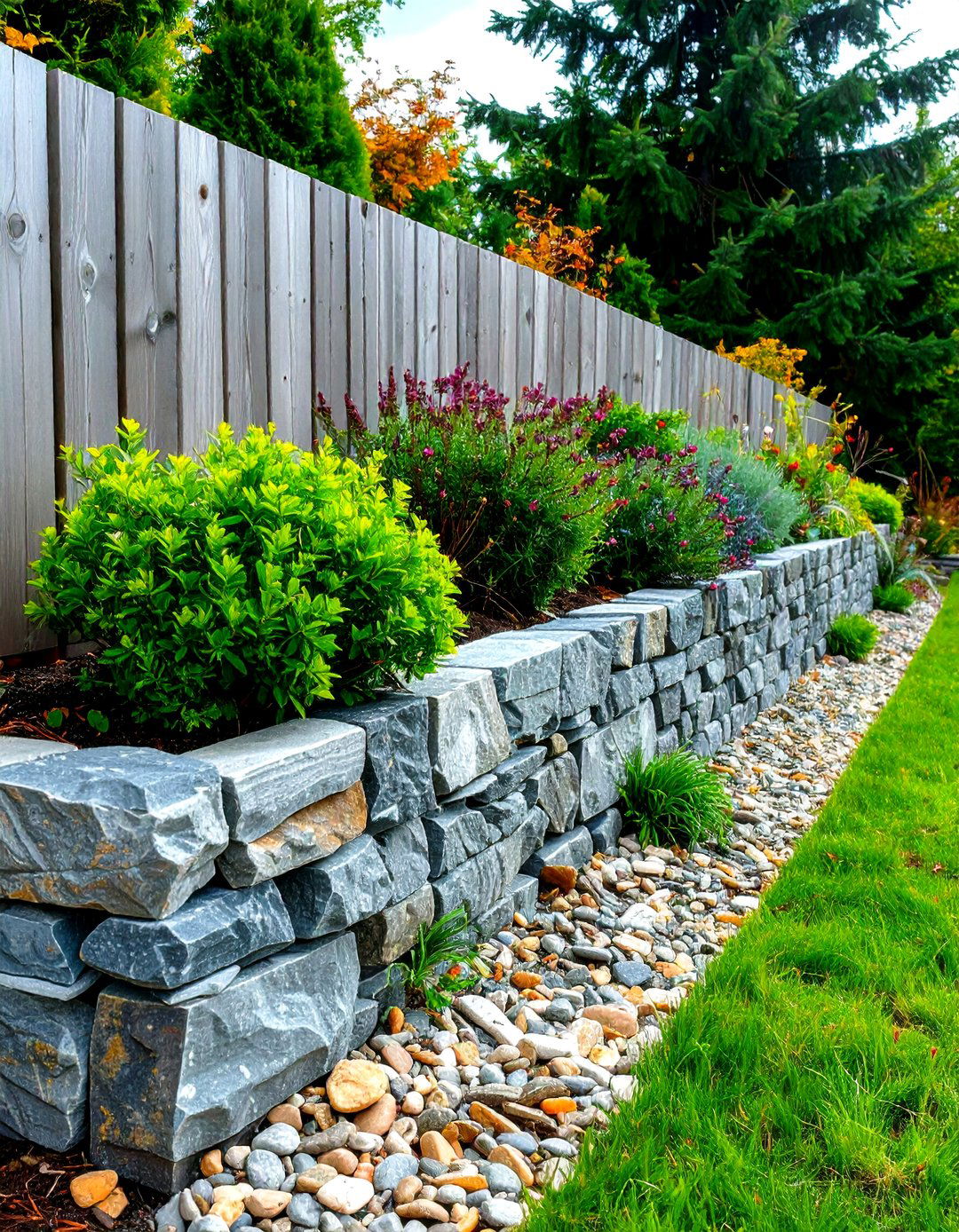 Juniper Wood Retaining Wall for Eco Friendly Solutions - 20 Wood Retaining Wall Ideas