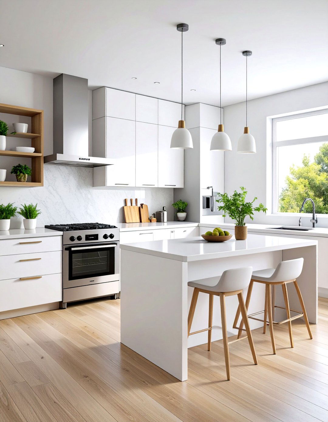 Keep Appliances Minimal - 20 Small White Kitchen Ideas