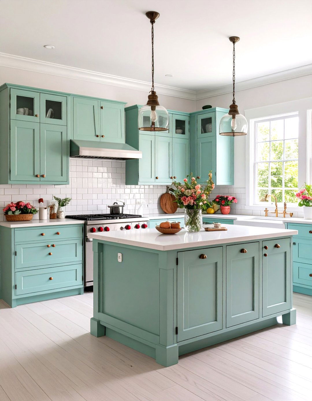 Key West Cottage Tropical Kitchen - 20 Tropical Kitchen Ideas