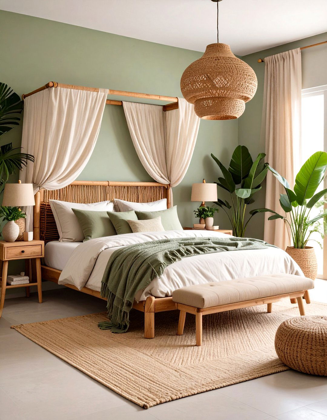 Khaki Bedroom Tropical Retreat - 20 Khaki Bedroom Ideas