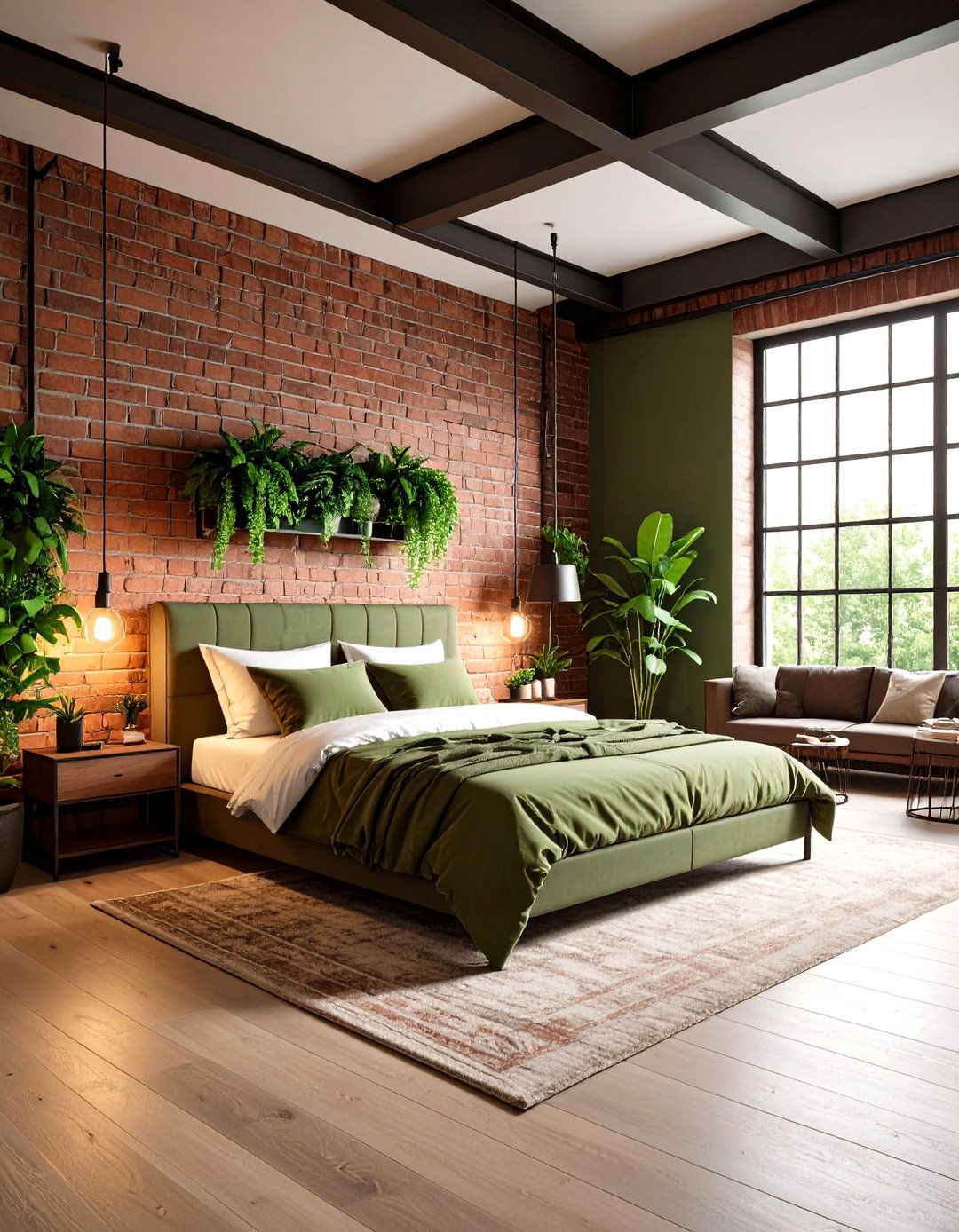 Khaki Bedroom Urban Loft - 20 Khaki Bedroom Ideas