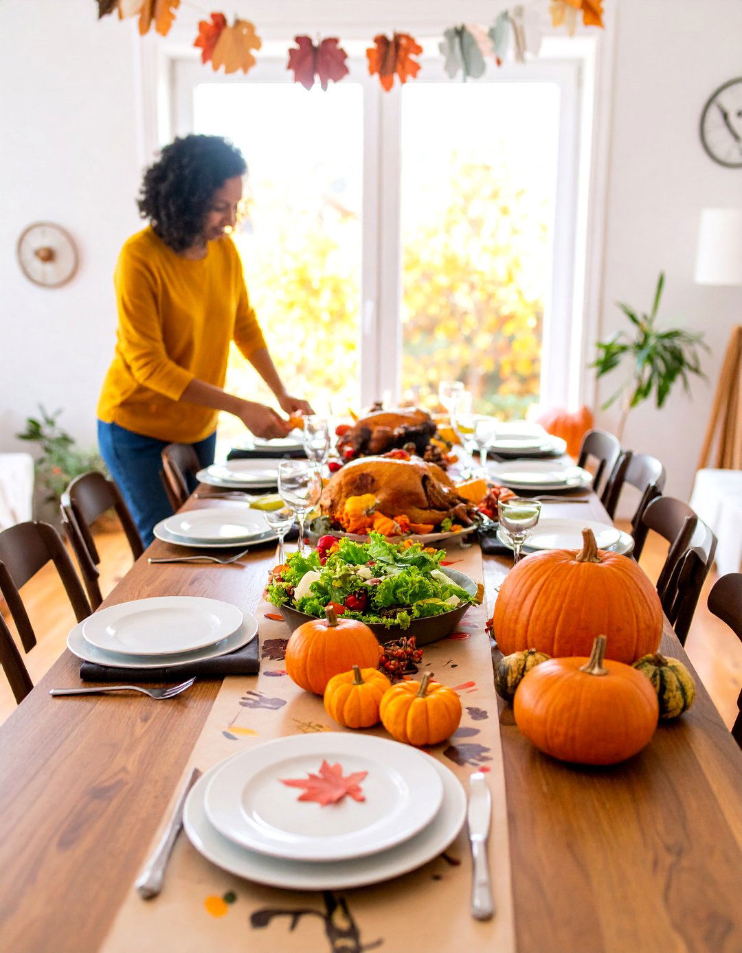 Kid Crafted Interactive Thanksgiving Table Decor - 20 thanksgiving table decor ideas