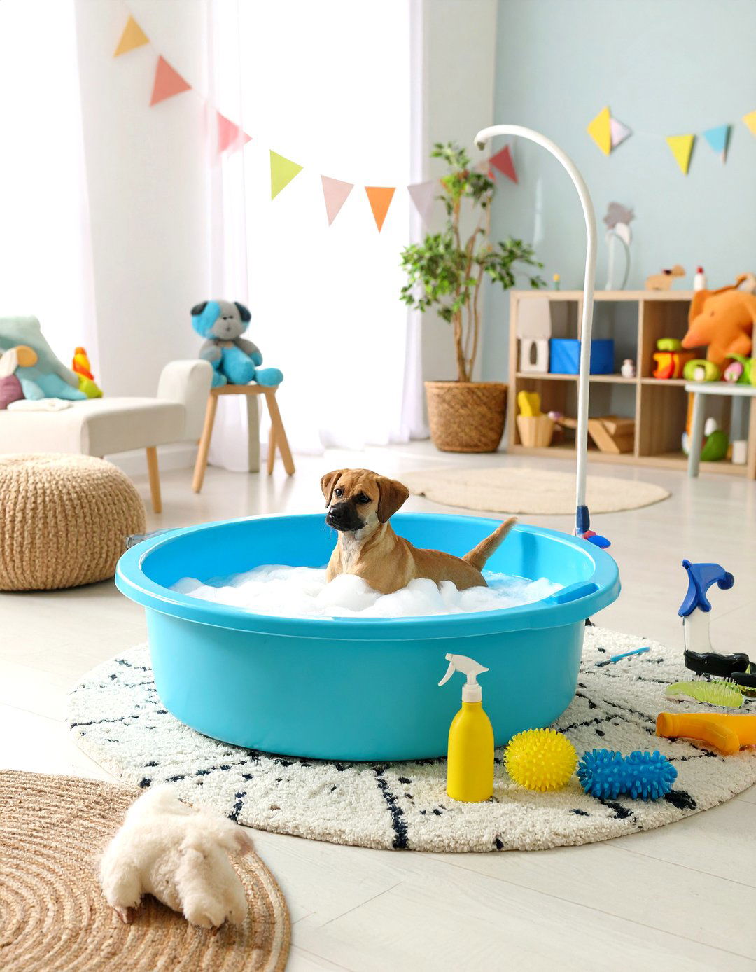Kid Friendly Dog Wash Station That Turns Bath Time into Play - 20 Dog Wash Station Ideas